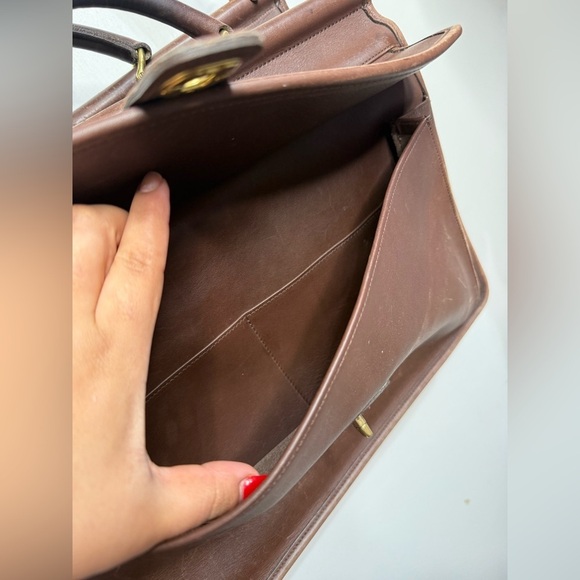 Vintage Coach  Briefcase Style 5213 Large Messenger Bag - Picture 4 of 15